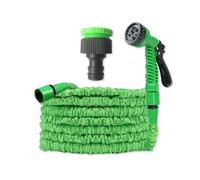 OLYSPM Expandable Garden Hose,Hosepipes for Garden,Garden Hoses with 1/2",3/4" Fittings and 7 Mode Spray Nozzle,Flexible Hose Pipe with 50FT,75FT,100FT,125FT