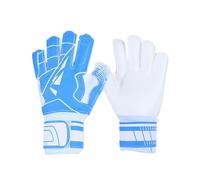 OLYSPM Goalkeeper Gloves,Football Gloves,Leather Goalie Gloves with Premium Quality Latex for Excellent Shock Cushioning and Grip,Breathable Goalkeeping Gloves for Kids,Teens,Adults