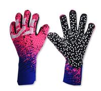 OLYSPM Goalkeeper Gloves,Goalie Gloves,Football Gloves with 3 MM Latex Palm for Superior Control of the Ball,Breathable and Flexible Goalkeeping Gloves for Professionals and Beginners
