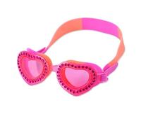 OLYSPM Heart Swimming Goggles,Kids Swim Goggles with Anti-Fog,No Leaking,UV Protection for 5 to 15 Years,Swimming Goggles for Kids as a Birthday Gift