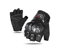 OLYSPM Motorbike Gloves,Fingerless Motorcycle Gloves with High Strength Shell and Breathable Mesh,Suitable for Off-Road,BMX,Cycling,Climbing