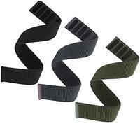 Olytop Fenix 8 47mm/Fenix 7/6/5/EPIX Gen 2/ Pro 47mm Watch Bands, 22mm Hook & Loop Quick Dry Nylon Sport Replacement Strap for Garmin Fenix 6 Pro/7 pro/5 Plus/Instinct/Forerunner 935, Black/Green/Grey