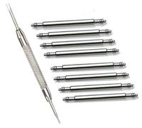 Olytop for 16mm Spring Bar Watch Pins Replacement Pins 8 PCS Diameter 1.5mm with Watch Band Spring Bar Tool (16mm)