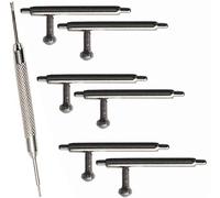 Olytop for Fitbit Inspire 2/Inspire 3 Pins/Inspire HR Pins Quick Release Spring Bars 6PCS - 10mm Stainless Steel Watch Band Pins Diameter 1.5mm + Spring Bar Tool for Fitbit Inspire/Ace 3