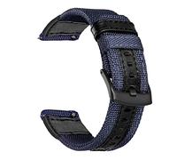 Olytop For Gear S3 Classic/Frontier Smart Watch Strap, 22mm Premium Nylon with Leather Sport Band for Gear S3 Smartwatch, blue, 22 mm, Classic
