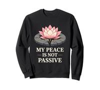 Om and Only Peace Seeker Yoga Spiritual Mindful Living Sweatshirt