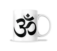 OM Aum Ohm Ceramic Coffee Mug | Sound of the Universe Symbol Coffee Cup | 11-Ounce Coffee Mug | M149