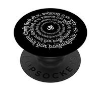 Om Aum Symbol Sanskrit Gayatri Mantra Minimal Sanatan Dharma PopSockets Adhesive PopGrip