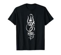 OM-Damroo And Lord Shiva Divine Trident Trishul T-Shirt T-Shirt