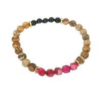 Om Gallery Red Tiger's Eye Stone Bracelet