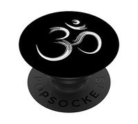 Om Graphic Aum Yoga Zen Design Namaste Meditation Buddhism PopSockets Swappable PopGrip