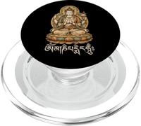 Om Mani Padme Hum Chenrezig Bodhisattva Mantra PopSockets PopGrip for MagSafe