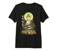 Om Mani Padme Hum Meditation Tibetan Buddha Mantra Yoga Premium T-Shirt