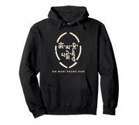 Om Mani Padme Hum Tibetan Script Buddhist Compassion Mantra Pullover Hoodie