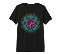 Om Meditations Mandalas Yoga Unisex Premium T-Shirt