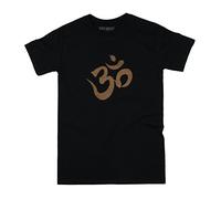 Om Ohm Aum T Shirt - Yoga Buddhism Meditation Hinduism Hindu Buddhist Screen Printed Shirt - XL Black