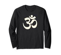 Om Omkar Aum Symbol Graphic Spiritual Yoga Meditation Omm Long Sleeve T-Shirt