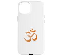 Om Print Yoga brown Faded Ohm Mantra Symbol Sanskrit Aum Case for iPhone 15 Plus