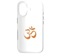 Om Print Yoga brown Faded Ohm Mantra Symbol Sanskrit Aum Case for iPhone 17