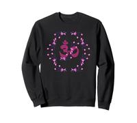 Om Sanskrit With Yin Yang And Lotus Flower Peace Shanti Sweatshirt