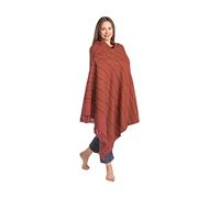 Om Shanti Crafts Meditation Shawl or Blanket, Exotic Shawl/Wrap, Oversize Scarf or Stole. Unisex, Pink, 80' 'X 40''
