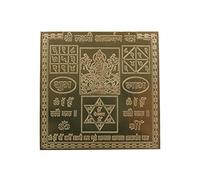 Om Siddhi Vinayak Shri Laxmi Aakarshan Yantra 100% Pure Copper 22gauge yantra (3 * 3)