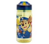 OM SUPPLIES Characters Reusable Small Ecozen Durable Plastic Bottle with Built in Handle for Easy Carry BPA Free 475ml School Lunch Kids Childrens (Pat)