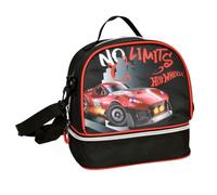 OM SUPPLIES Hot Wheels Rectangular Multi Compartment Kids Children Thermal Insulated Cooler Lunch Bag, Perfect Size for Packing Hot or Cold Snacks for Nursery School and Travel (Hot Wheels)