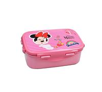 OM SUPPLIES Minnie Cartoon Characters Reusable Sandwich Lunch Snack Box Kids Children School (Minnie)