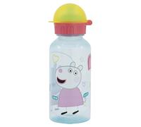 OM SUPPLIES Peppa George Characters Childrens Reusable Drinking Bottle 370ml - Holiday, Back to School Lunch Kids BPA free Plastic (Peppa)
