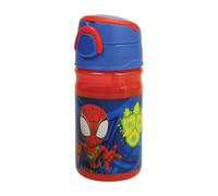 OM SUPPLIES Spidey Reusable Sipper Canteen Cycling Lab Dropping Water Bottle Drink Bottle with built-in handle for Easy Carry School Lunch Kids Childrens 350ml (Spidey)