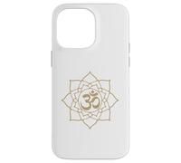 Om Symbol Lotus Mandala Buddhist Meditation Yoga Case for iPhone 14 Pro Max