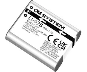 OM SYSTEM Li-92B Battery 1350mAh for Tough TG-7, TG-6 & TG-5 | Rechargeable lithium-ion, 3.6V - compatible with Olympus TG-6, TG-5 - charge via USB-C or UC-92 charger