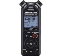 OM SYSTEM LS-P5 Hi-Res Audio Recorder - Tresmic II 3-Mic - 16GB Bluetooth | Portable PCM/FLAC Dictaphone, 96kHz/24-bit Resolution, Smartphone Control, 37h Battery and MicroSD Slot for Pro Studio Sound