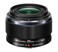 OM SYSTEM M.Zuiko Digital 25mm F1.8 II Lens, Micro Four Thirds, Black | Fast Prime Lens for Olympus OM-D & PEN, Panasonic G; 50mm Equivalent Focal Length for Portraits, Travel and Nature