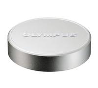 OM SYSTEM OLYMPUS LC-48B Metal Lens Cap for M.Zuiko Digital 17mm 1:1.8 Lens (Silver)
