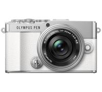 Olympus E-P7 white + M.ZUIKO DIGITAL ED 14-42mm F3.5-5.6 EZ silver