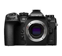 OM SYSTEM OM-1 Micro Four Thirds System Camera, 20 MP BSI Stacked Sensor, 5-Axis Image Stabilisation, Black