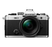 OM SYSTEM OM-3 Mirrorless Camera with M.Zuiko Digital ED 12-45mm f/4 PRO Lens - Mirrorless Camera with Fast AF, 4K video