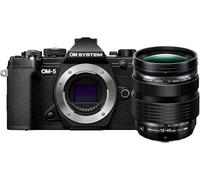 OM SYSTEM OM-5 Camera with M.Zuiko ED 12-40mm PRO II Lens, 20 MP, Black