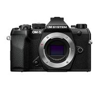 OM SYSTEM OM-5 Mark II Body Black Compact Light Weight Weather Sealed 4K Video Camera Best for Outdoor Travel