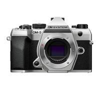 OM SYSTEM OM-5 Mark II MFT Camera, 20 MP Live MOS Sensor, 5-Axis Image Stabilisation, IP53 Weather-proof Sealing, Handheld High Res Shot 50 MP, Silver