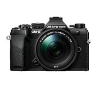 OM SYSTEM OM-5 Mark II MFT Camera incl. lens M.Zuiko Digital ED 14-150mm II, 20 MP Live MOS Sensor, 5-Axis Image Stabilisation, IP53 Weather-proof Sealing, Handheld High Res Shot 50 MP, Black/Black