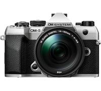 OM System OM-5 Mark II MFT Camera & M.Zuiko 14-150mm II Lens, 20MP Sensor | IP53 Weather-Sealed Mirrorless Body, 5-Axis Image Stabilisation,50MP Handheld High Res Shot & Pro 4K Video Performance,Silver