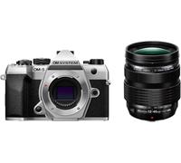 OM SYSTEM OM-5 Mark II MFT Camera with M.Zuiko Digital ED 12-40mm F2.8 PRO II, 20MP, 5-Axis Image Stabilisation, IP53, 50MP Handheld High-Res Shot, Silver