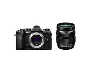 OM SYSTEM OM-5 Mark II MFT camera with M.Zuiko Digital ED 12-40mm F2.8 PRO II, 20MP Live MOS sensor, 5-axis IS, IP53 weather-sealed, 50MP handheld High-Res shot, Black