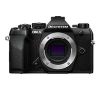 OM SYSTEM OM-5 Mark II MFT Camera, 20 MP Live MOS Sensor, 5-Axis Image Stabilisation, IP53 Weather-proof Sealing, Handheld High Res Shot 50 MP, Black
