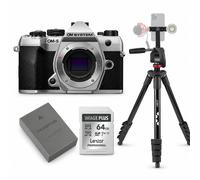 OM SYSTEM OM-5 Mark II Silver Holiday Kit