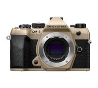 OM SYSTEM OM-5 Mark II Silver System Camera, 20 MP, 5-Axis IS, 4K Video | IP53 Weatherproof Mirrorless Body, TruePic IX Processor, Live ND Filter, Focus Stacking, USB-C Power Bank Charging