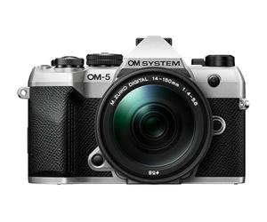 OM SYSTEM OM-5 Mark II SLV w/M.ZUIKO Digital 14-150mm f4.0-5.6 II Compact Lightweight Weather Sealed 4K Video Camera Best for Outdoor Travel